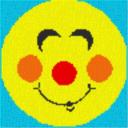 Smiley3 40x40cm bunt per eMail