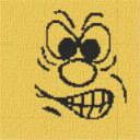 Smiley4 40x40cm bunt per eMail