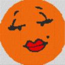 Smiley5 40x40cm bunt per eMail