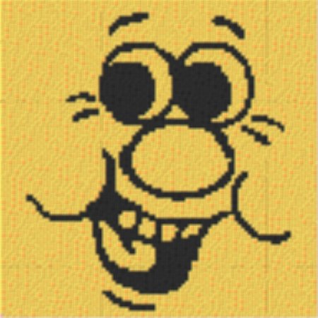 Smiley14 40x40cm bunt per eMail