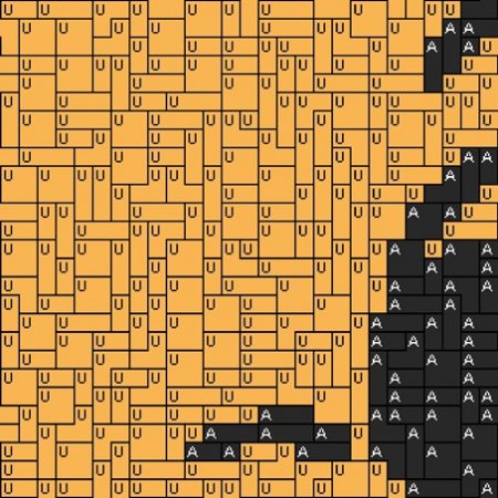 Smiley14 40x40cm bunt als Volldruck