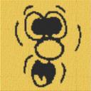 Smiley18 40x40cm bunt per eMail