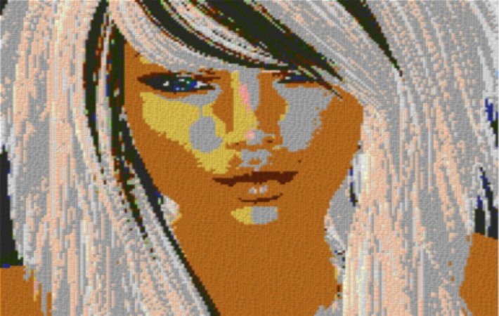 Diva 80x60cm bunt per eMail