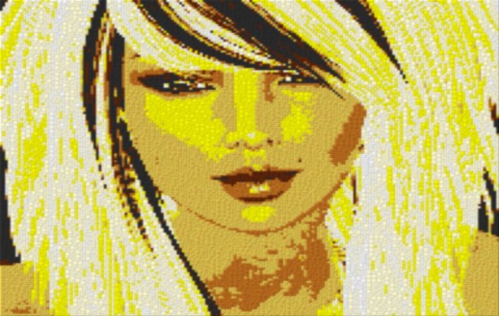 Diva 80x60cm yellow Style per eMail