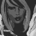 Diva1 80x60cm schwarz/weiß per eMail