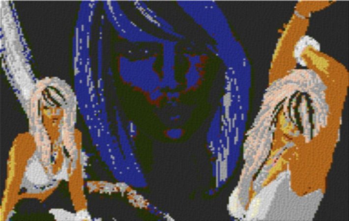 Diva1 80x60cm schwarz/weiß per eMail