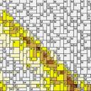 Bored Kitten 80x60cm yellow Style als Volldruck