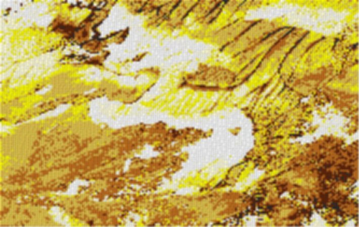 Abstract 80x60cm yellow Style per eMail