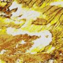 Abstract 80x60cm yellow Style  als Entwurfdruck
