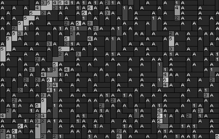 Flamme 100x60cm schwarz/weiß als Volldruck