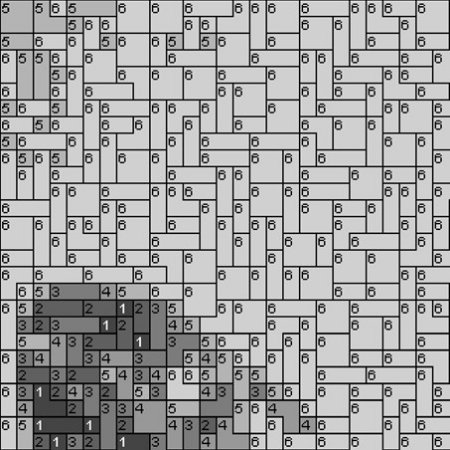 Ziege 80x80cm schwarz/weiß per eMail