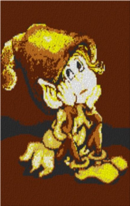 Kleines Männchen 60x80cm yellow Style per eMail