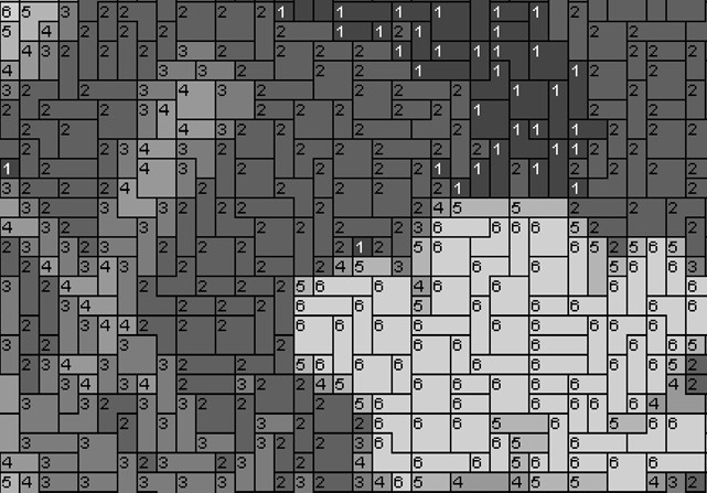 Eule 60x80cm schwarz/weiß als Volldruck