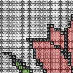 Knüpfvorlage Blume2 96x96 Knüpfknoten per eMail