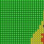 Knüpfvorlage Ente in Schale 96x96 Knüpfknoten per eMail