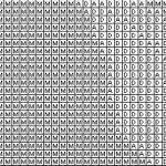 Knüpfvorlage Blume3 96x96 Knüpfknoten als Entwurfdruck