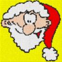 Nikolaus 40x40cm bunt per eMail